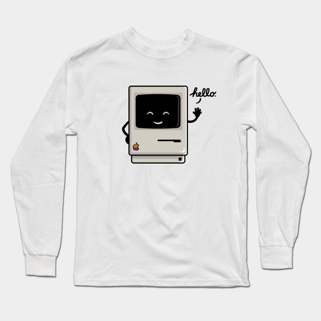 Hello Long Sleeve T-Shirt by mebzart